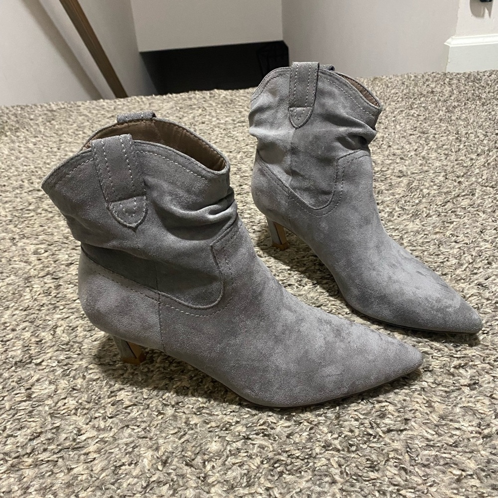 Vici Collection - Grey mini boots